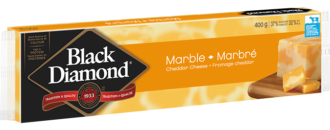 Image du fromage marbré Black Diamond.