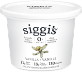 Image du yogourt à la vanille Siggi’s.